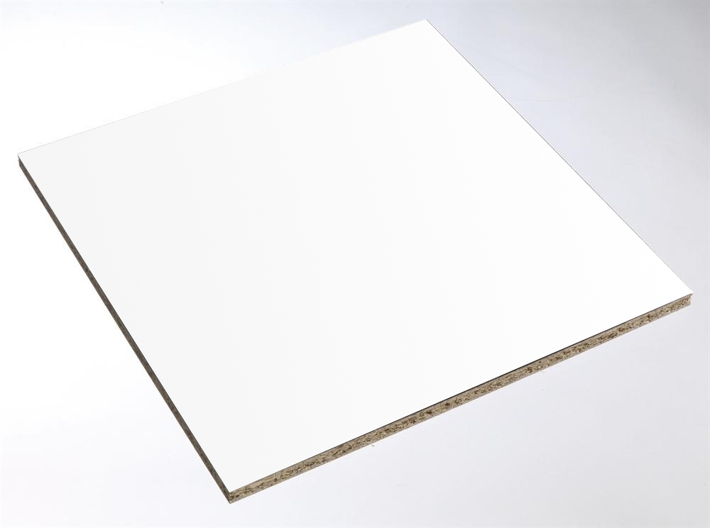 Slaglist 280 x 10 x 1,9 cm - Vit Högblank med fasta mått